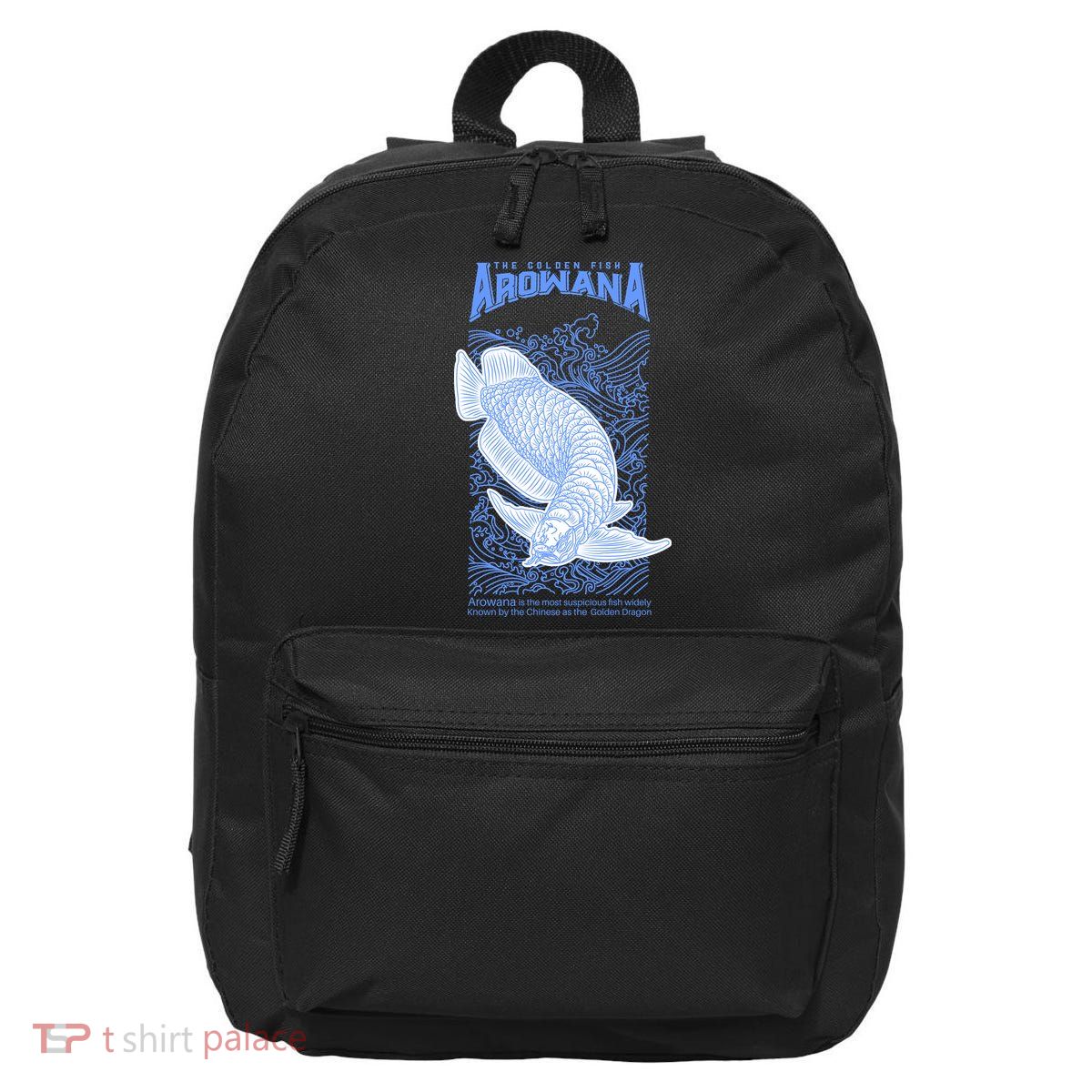 The Golden Arowana FIsh 16 in Basic Backpack