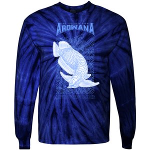 The Golden Arowana FIsh Tie-Dye Long Sleeve Shirt