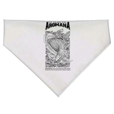 The Golden Arowana FIsh USA-Made Doggie Bandana