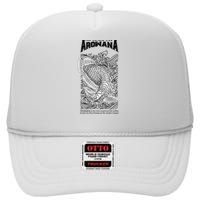 The Golden Arowana FIsh High Crown Mesh Back Trucker Hat