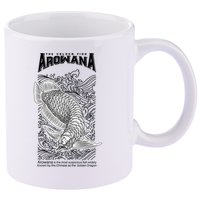 The Golden Arowana FIsh 11oz C Handle Ceramic Mug
