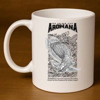 The Golden Arowana FIsh 11oz C Handle Ceramic Mug