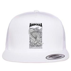 The Golden Arowana FIsh Flat Bill Trucker Hat