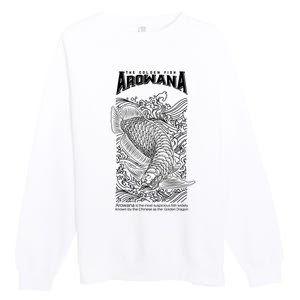 The Golden Arowana FIsh Premium Crewneck Sweatshirt