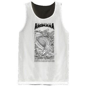 The Golden Arowana FIsh Mesh Reversible Basketball Jersey Tank