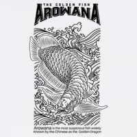 The Golden Arowana FIsh Trucker Hat