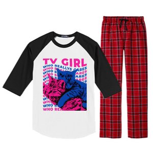 Tv Girl Album Frenchs Exit Who Really Cares Cat Tv Girl Raglan Sleeve Pajama Set