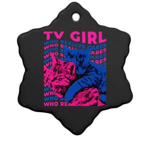 Tv Girl Album Frenchs Exit Who Really Cares Cat Tv Girl Ceramic Star Ornament