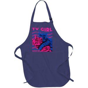 Tv Girl Album Frenchs Exit Who Really Cares Cat Tv Girl Full-Length Apron With Pockets