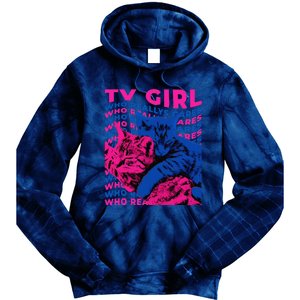 Tv Girl Album Frenchs Exit Who Really Cares Cat Tv Girl Tie Dye Hoodie