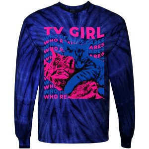 Tv Girl Album Frenchs Exit Who Really Cares Cat Tv Girl Tie-Dye Long Sleeve Shirt