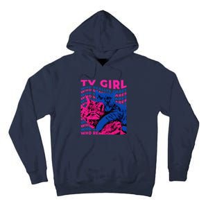 Tv Girl Album Frenchs Exit Who Really Cares Cat Tv Girl Tall Hoodie