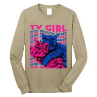 Tv Girl Album Frenchs Exit Who Really Cares Cat Tv Girl Long Sleeve Shirt