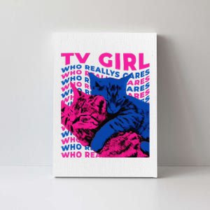 Tv Girl Album Frenchs Exit Who Really Cares Cat Tv Girl Canvas