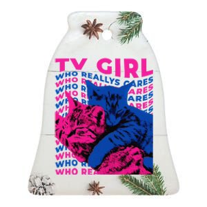 Tv Girl Album Frenchs Exit Who Really Cares Cat Tv Girl Ceramic Bell Ornament