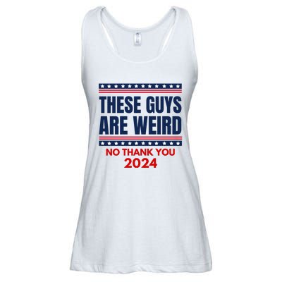 These Guys Are Weird No Thank You 2024 Funny Election Ladies Essential Flowy Tank