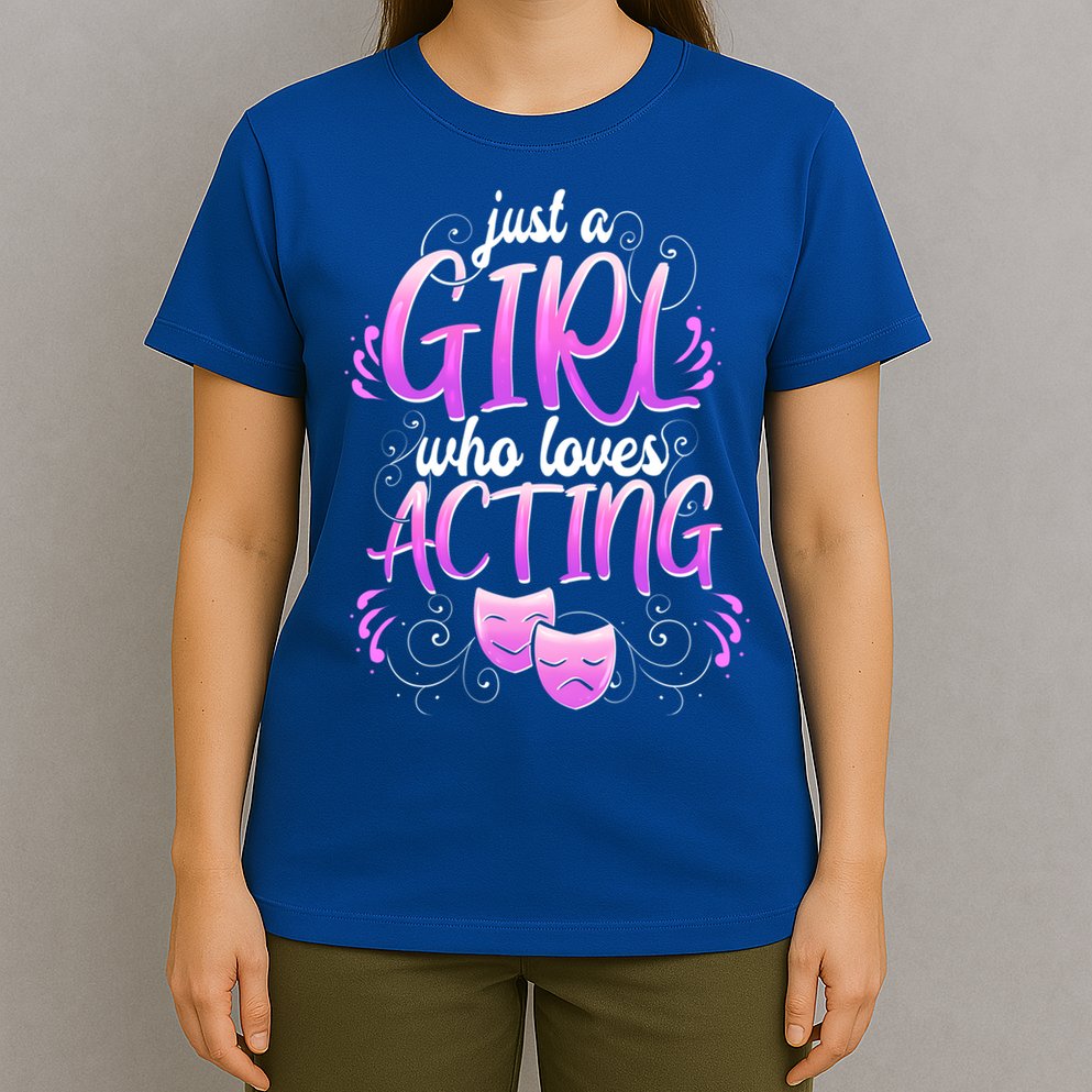 Theatre Girl Acting Broadway Gift Musicals Theater Gift T-Shirt