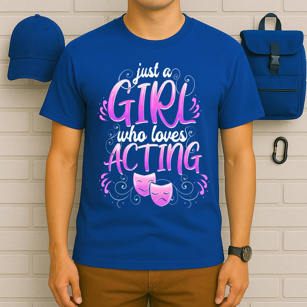 Theatre Girl Acting Broadway Gift Musicals Theater Gift T-Shirt