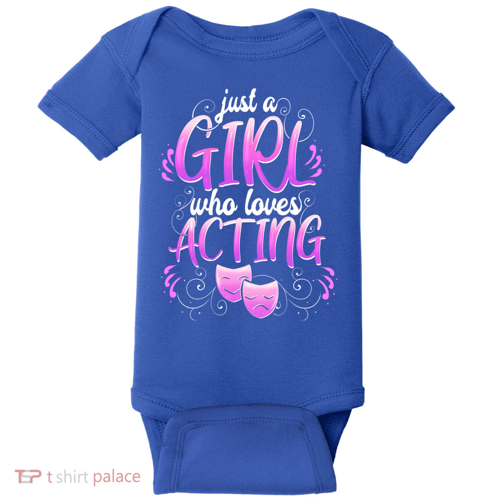 Theatre Girl Acting Broadway Gift Musicals Theater Gift Baby Bodysuit