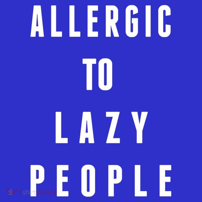 Trendy Graphic Allergic To Lazy People Funny Gift Baby Bodysuit