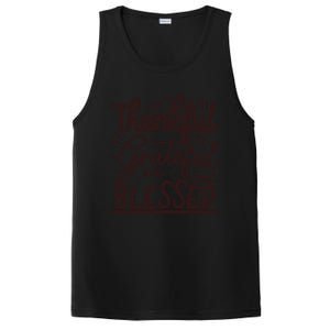 Thankful Grateful And Blessed PosiCharge Competitor Tank