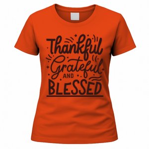 Thankful Grateful And Blessed Women's T-Shirt