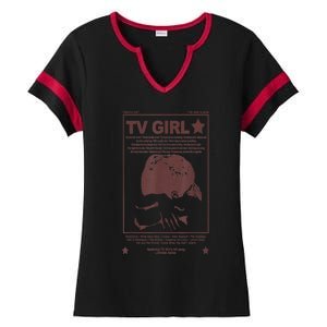 Tv Girl Album Frenchs Exit Ladies Halftime Notch Neck Tee