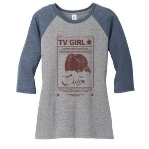 Tv Girl Album Frenchs Exit Women's Tri-Blend 3/4-Sleeve Raglan Shirt