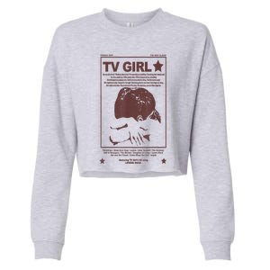 Tv Girl Album Frenchs Exit Cropped Pullover Crew