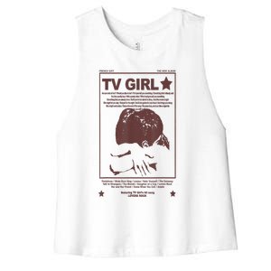 Tv Girl Album Frenchs Exit Women's Racerback Cropped Tank