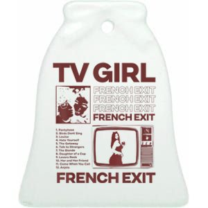 Tv Girl Album Frenchs Exit Ceramic Bell Ornament