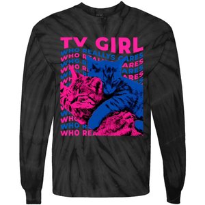 Tv Girl Album Frenchs Exit Who Really Cares Cat Tv Girl Tie-Dye Long Sleeve Shirt