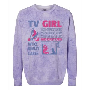 Tv Girl Album Frenchs Exit Colorblast Crewneck Sweatshirt