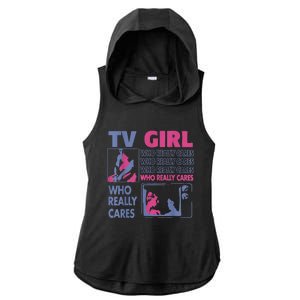 Tv Girl Album Frenchs Exit Ladies PosiCharge Tri-Blend Wicking Draft Hoodie Tank