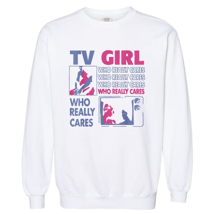 Tv Girl Album Frenchs Exit Garment-Dyed Sweatshirt