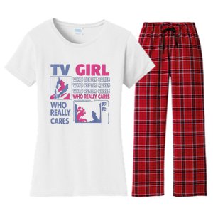 Tv Girl Album Frenchs Exit Women's Flannel Pajama Set