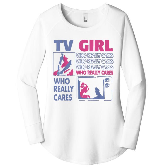 Tv Girl Album Frenchs Exit Women's Perfect Tri Tunic Long Sleeve Shirt