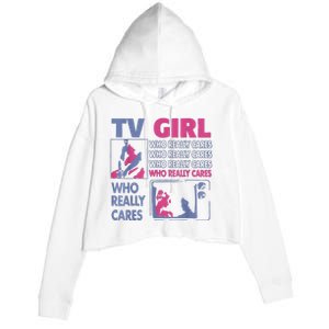 Tv Girl Album Frenchs Exit Crop Fleece Hoodie