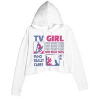 Tv Girl Album Frenchs Exit Crop Fleece Hoodie