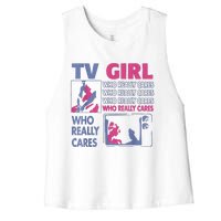 Tv Girl Album Frenchs Exit Women's Racerback Cropped Tank