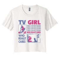 Tv Girl Album Frenchs Exit Women's Crop Top Tee