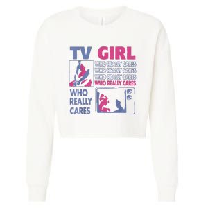 Tv Girl Album Frenchs Exit Cropped Pullover Crew