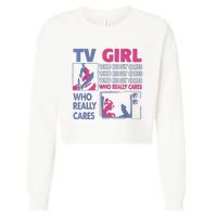 Tv Girl Album Frenchs Exit Cropped Pullover Crew