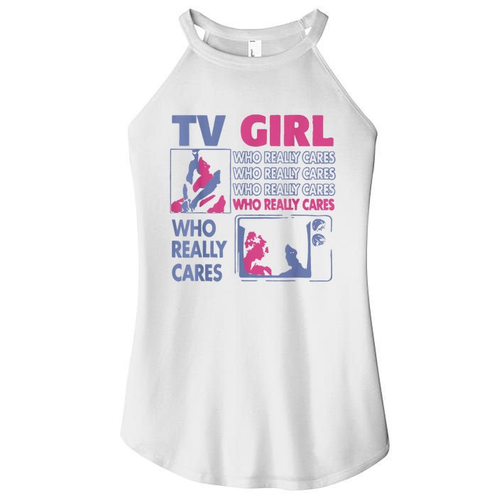 Tv Girl Album Frenchs Exit Women's Perfect Tri Rocker Tank