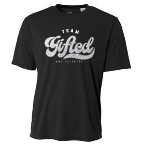 Team Gifted and Talented Exceptional Student Teacher Smart Cooling Performance Crew T-Shirt