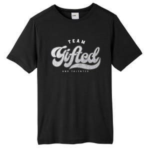 Team Gifted and Talented Exceptional Student Teacher Smart Tall Fusion ChromaSoft Performance T-Shirt