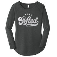 Team Gifted and Talented Exceptional Student Teacher Smart Women's Perfect Tri Tunic Long Sleeve Shirt