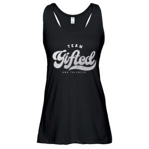 Team Gifted and Talented Exceptional Student Teacher Smart Ladies Essential Flowy Tank