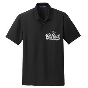 Team Gifted and Talented Exceptional Student Teacher Smart Dry Zone Grid Polo