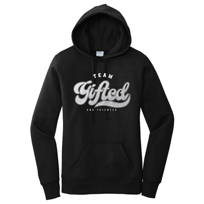 Team Gifted and Talented Exceptional Student Teacher Smart Women's Pullover Hoodie